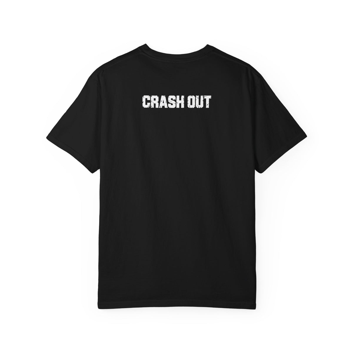 Black | Crash Out shirt, back view
