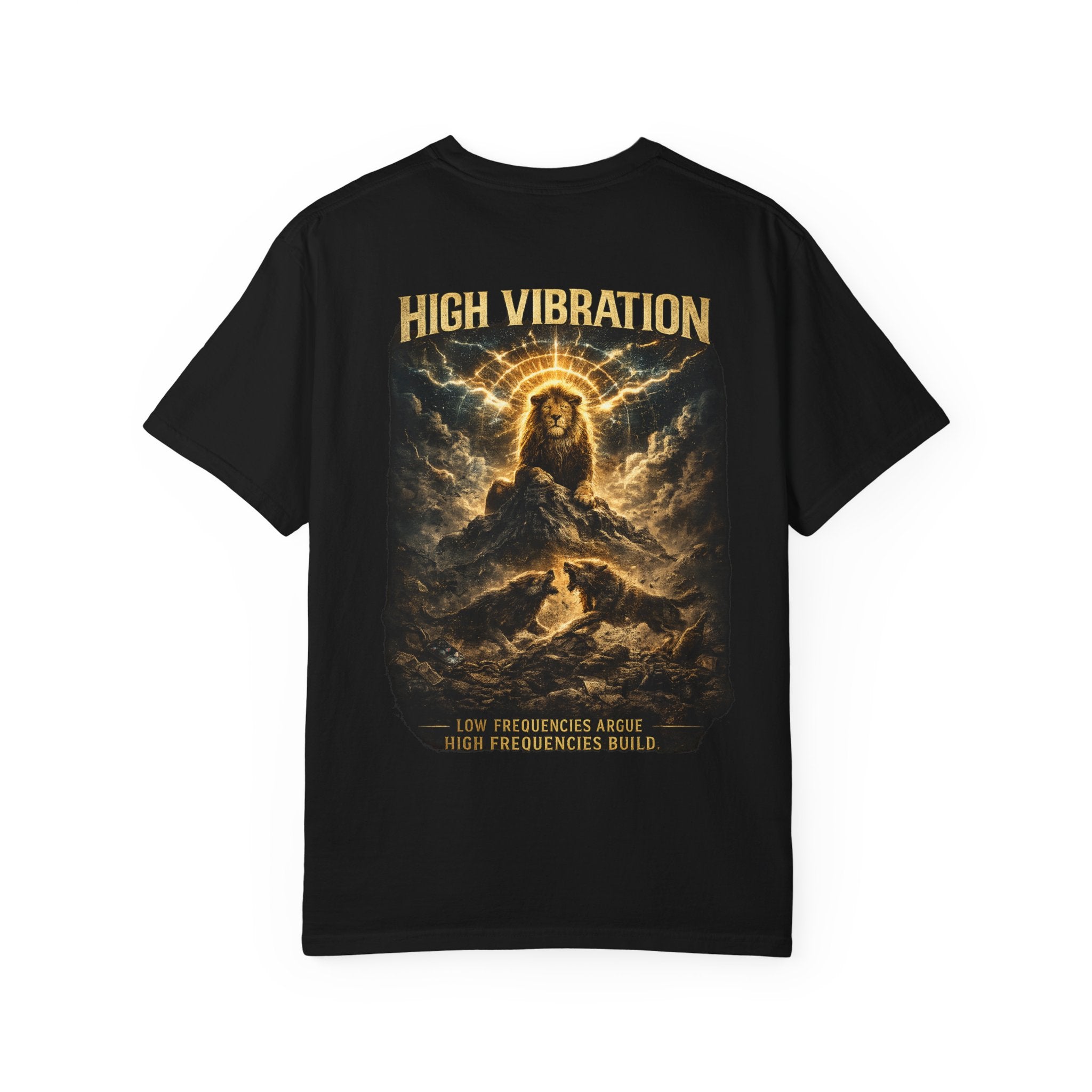 High Vibration T-Shirt — Spiritual Lion Graphic Tee