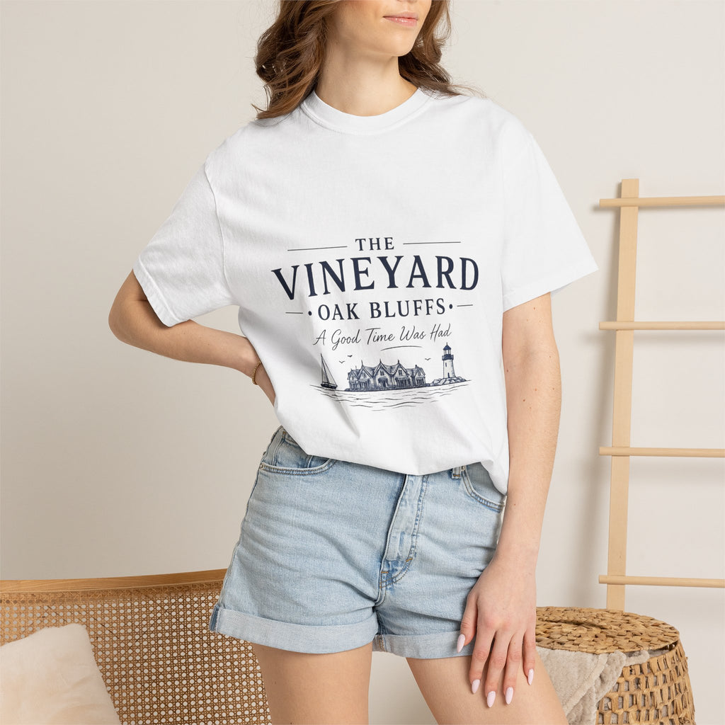 Vineyard Oak Bluffs T-Shirt — Martha's Vineyard Nautical Tee