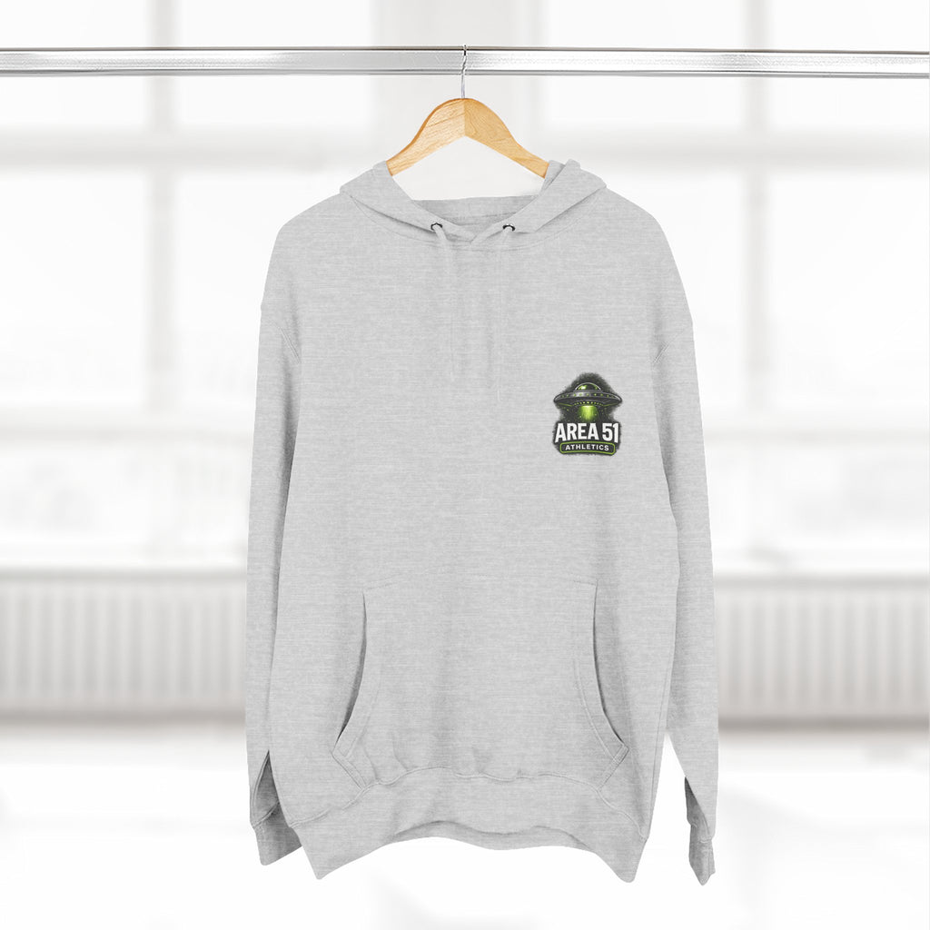 Different Breed Alien Hoodie — Area 51 Graphic Fleece Pullover