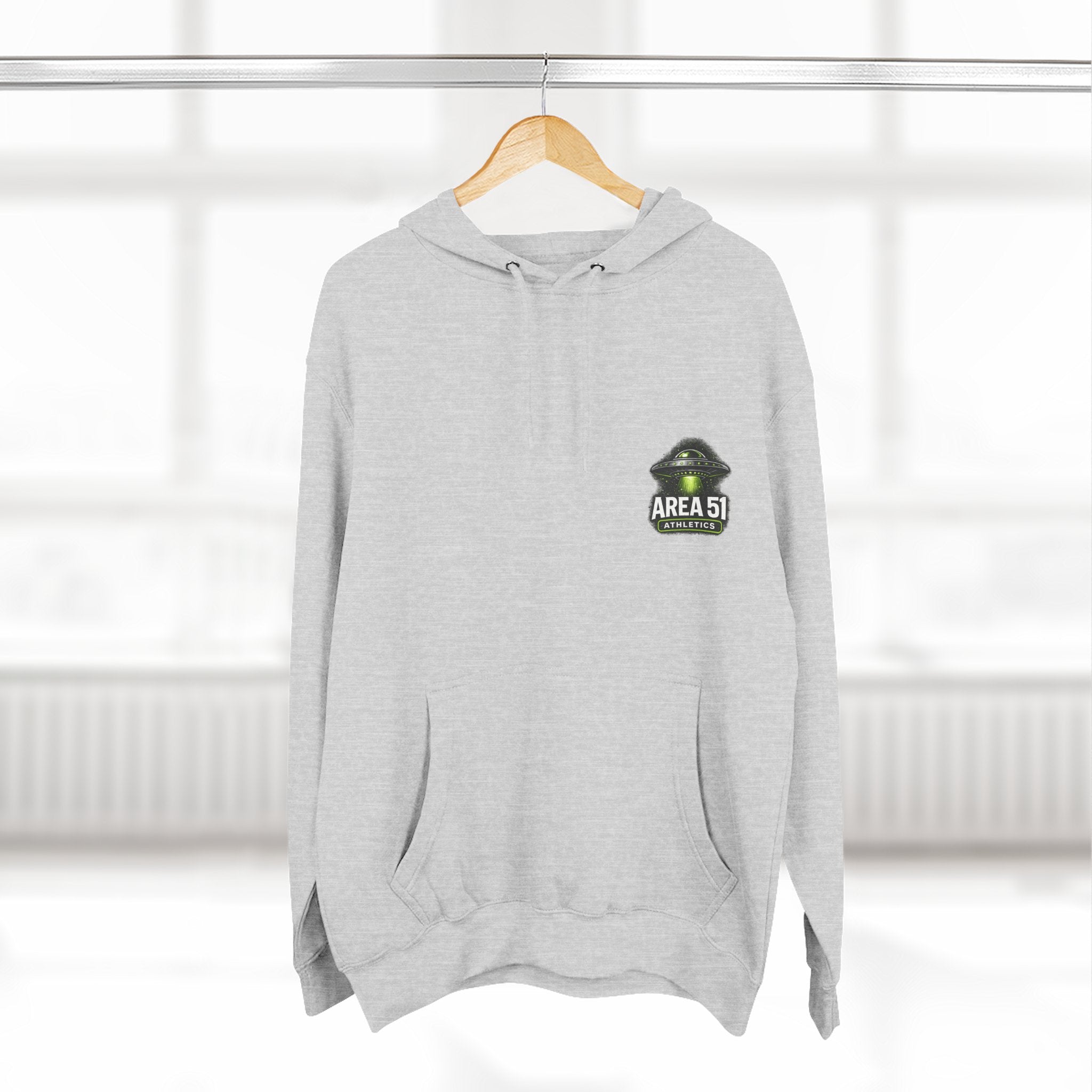 Different Breed Alien Hoodie — Area 51 Graphic Fleece Pullover