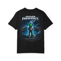 Alien Frequency Graphic T-Shirt — Retro Sci‑Fi UFO Tee