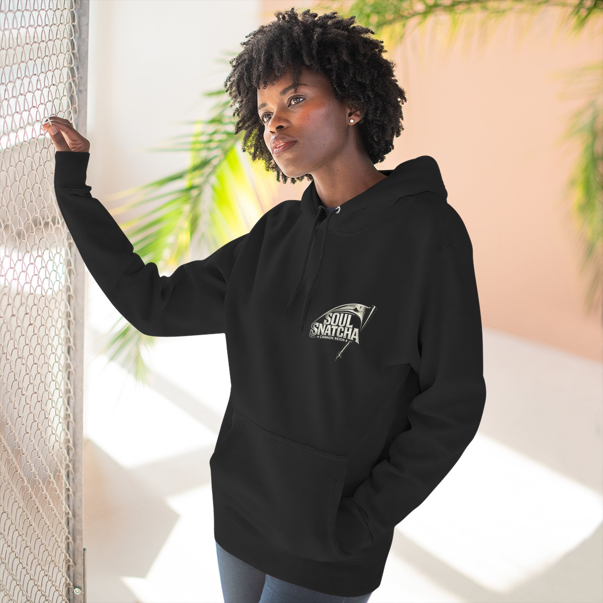 Soul Snatcha Hoodie — Grim Reaper Basketball Crossover Graphic Pullover