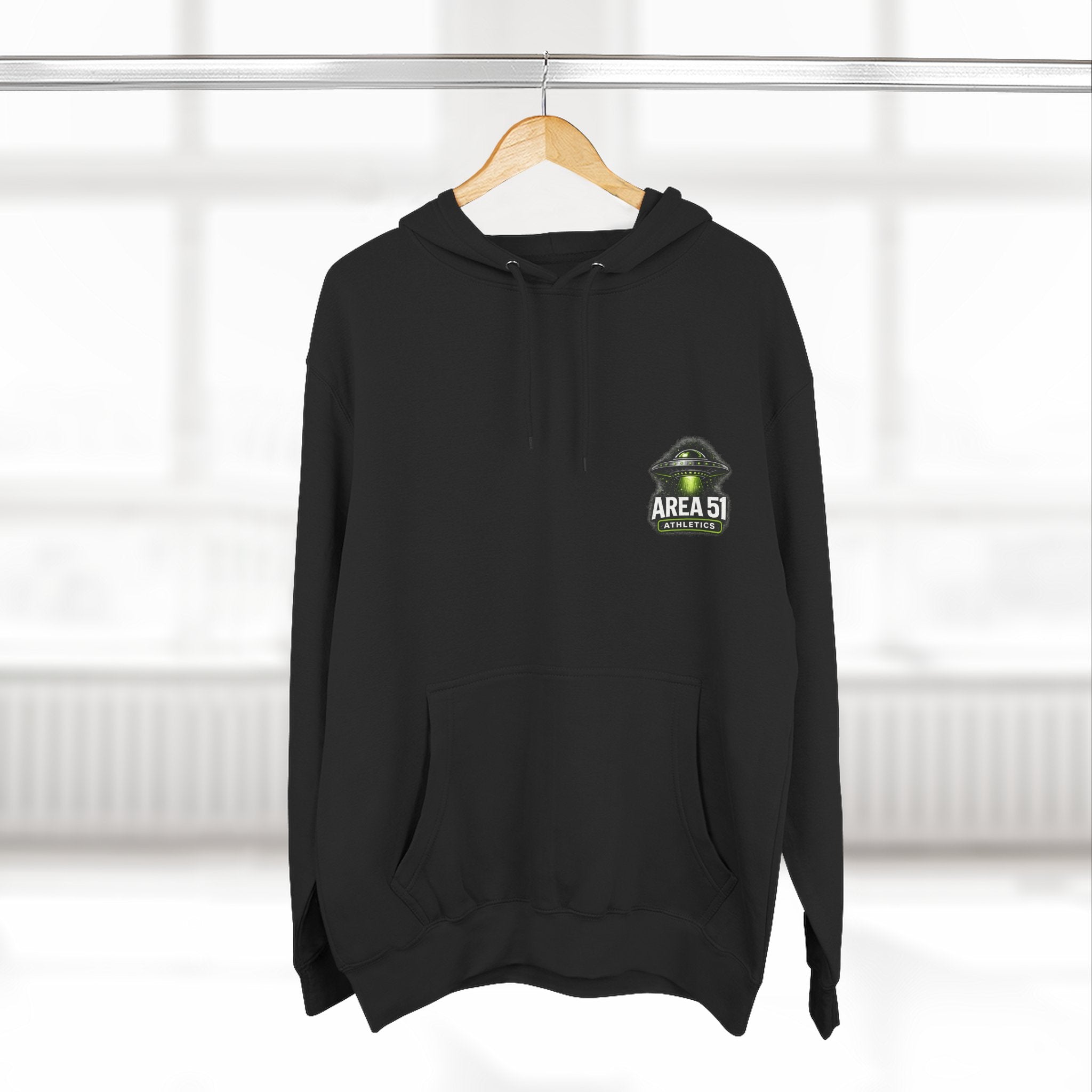 Different Breed Alien Hoodie — Area 51 Graphic Fleece Pullover