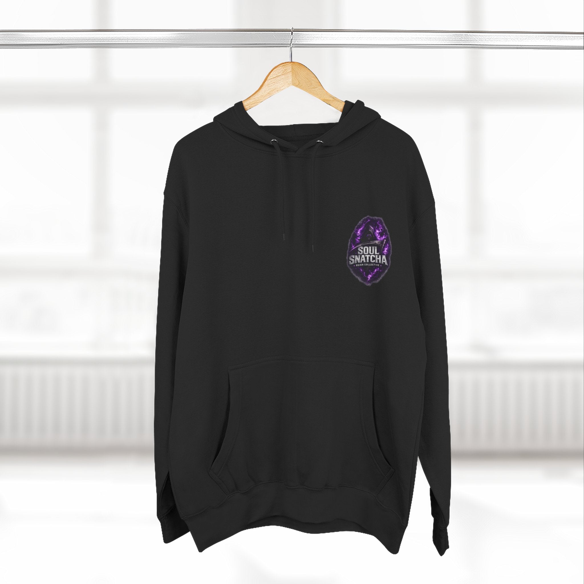 Soul Snatcha Hoodie — Dark Fantasy Grim Reaper Graphic Pullover