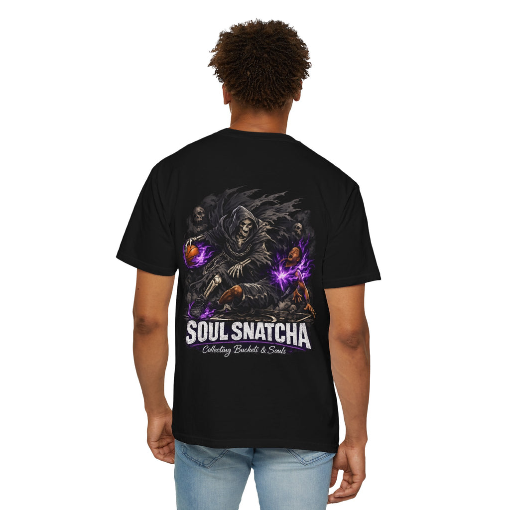 Soul Snatcha Basketball T-Shirt — Grim Reaper Basketball Crossover Graphic Tee
