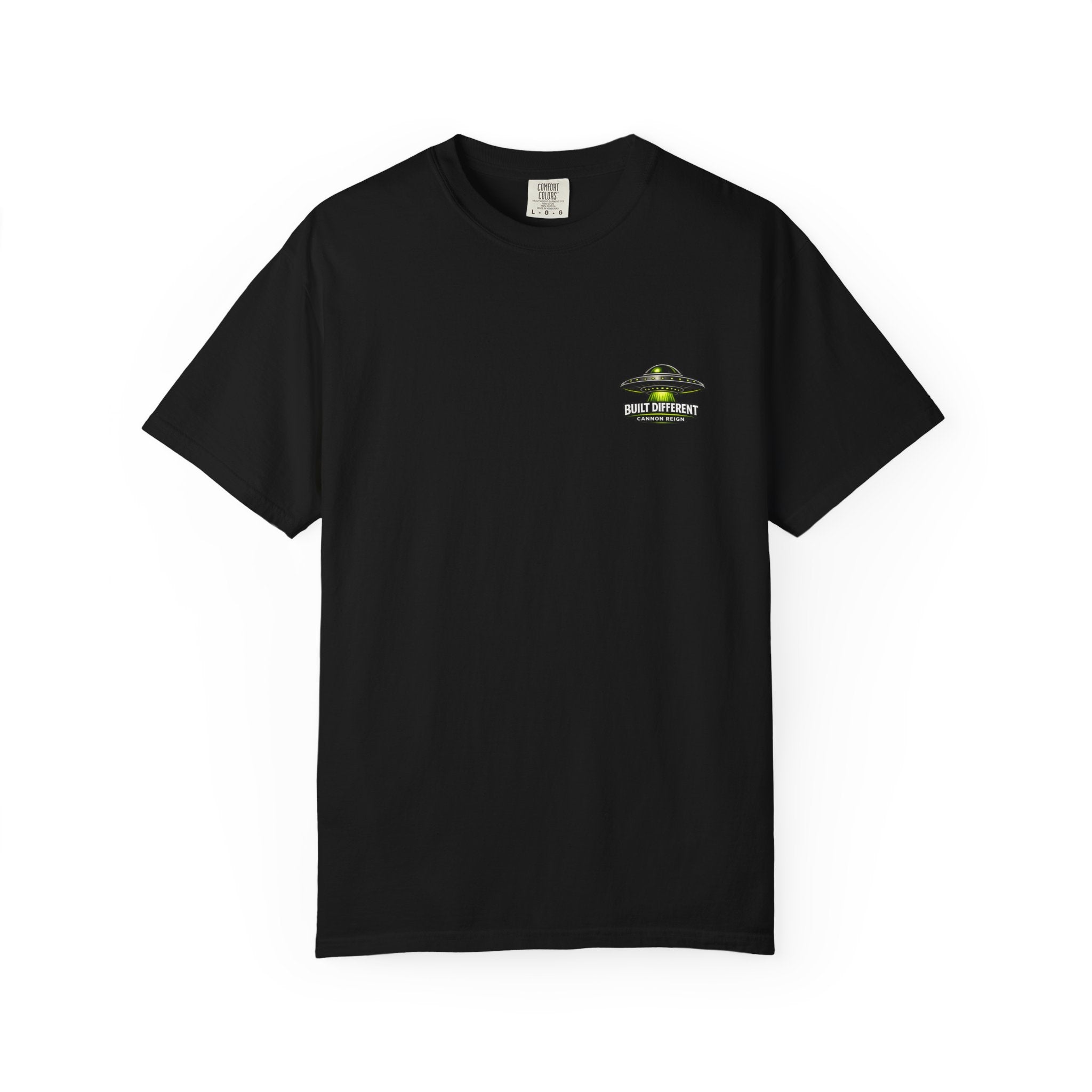 Alien Frequency Graphic T-Shirt — Retro Sci‑Fi UFO Tee