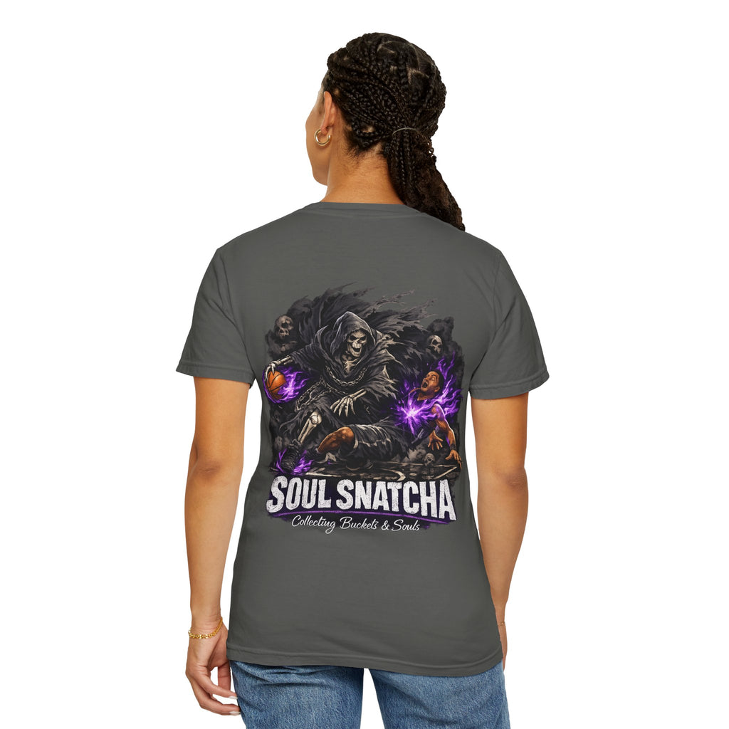 Soul Snatcha Basketball T-Shirt — Grim Reaper Basketball Crossover Graphic Tee