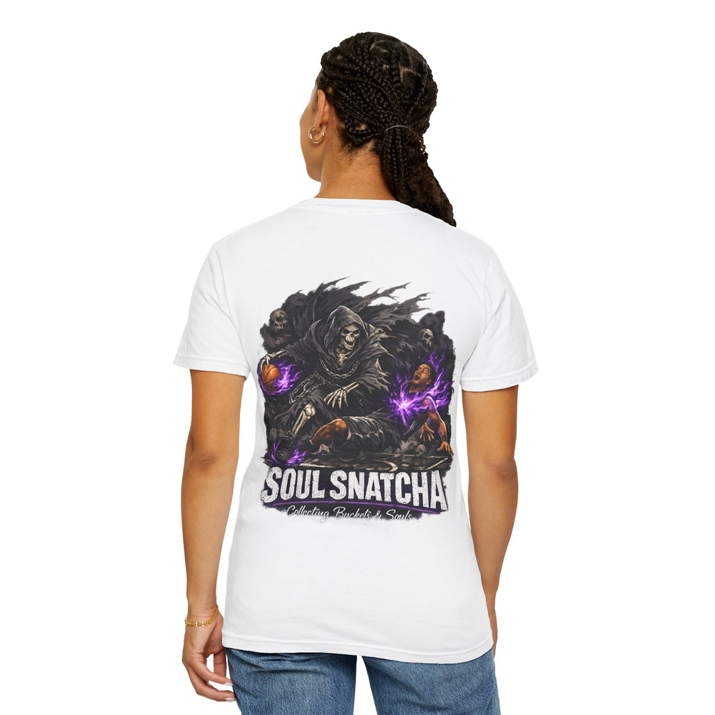 Soul Snatcha Basketball T-Shirt — Grim Reaper Basketball Crossover Graphic Tee