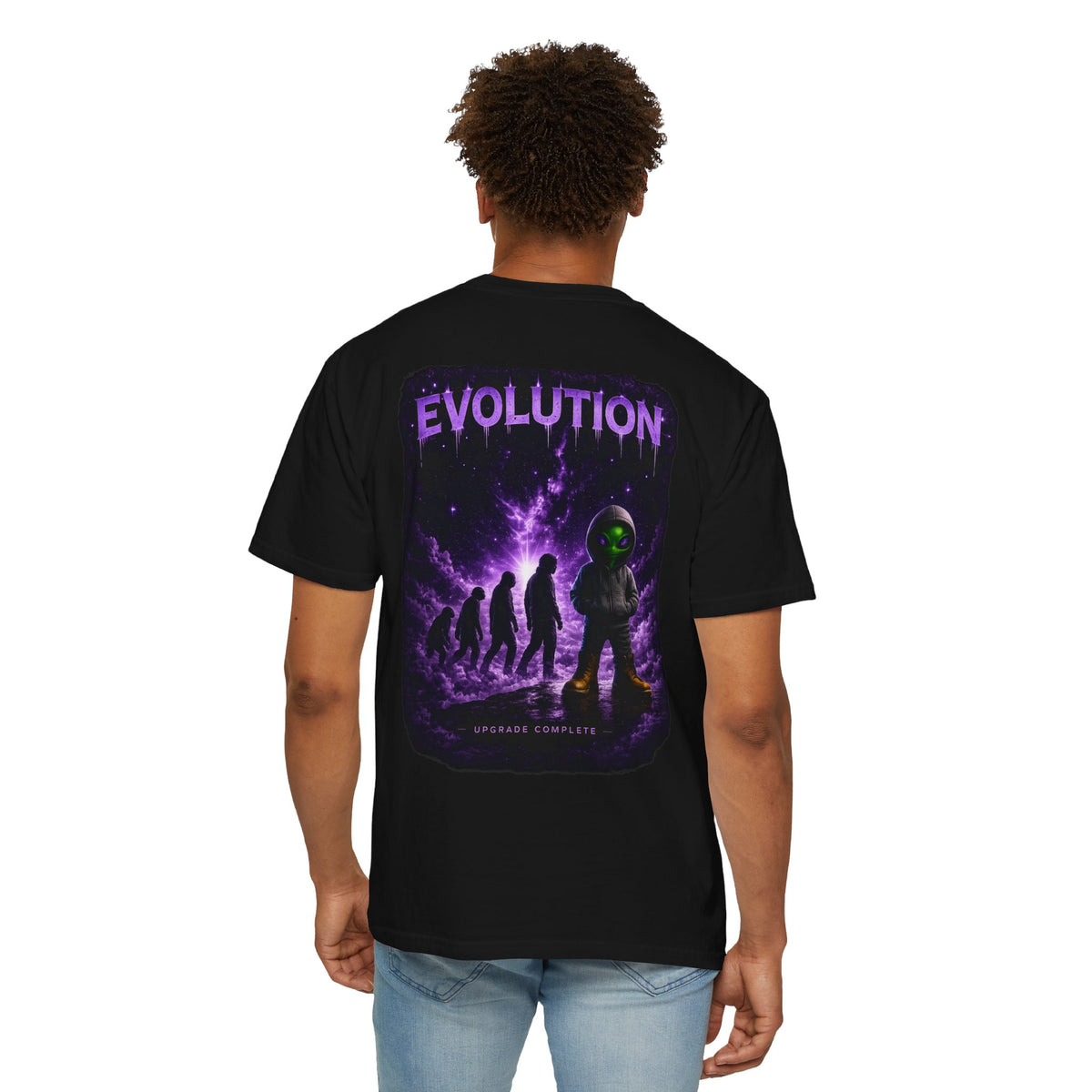 Evolution Alien Graphic T-Shirt