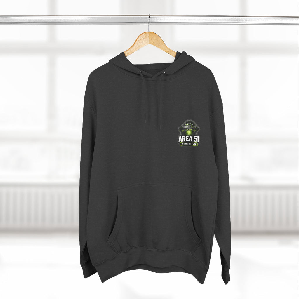 Different Breed Alien Hoodie — Area 51 Graphic Fleece Pullover