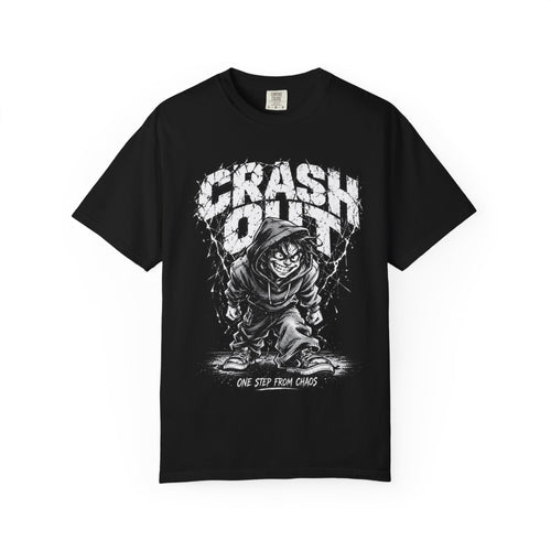 Black | Crash Out shirt, front view