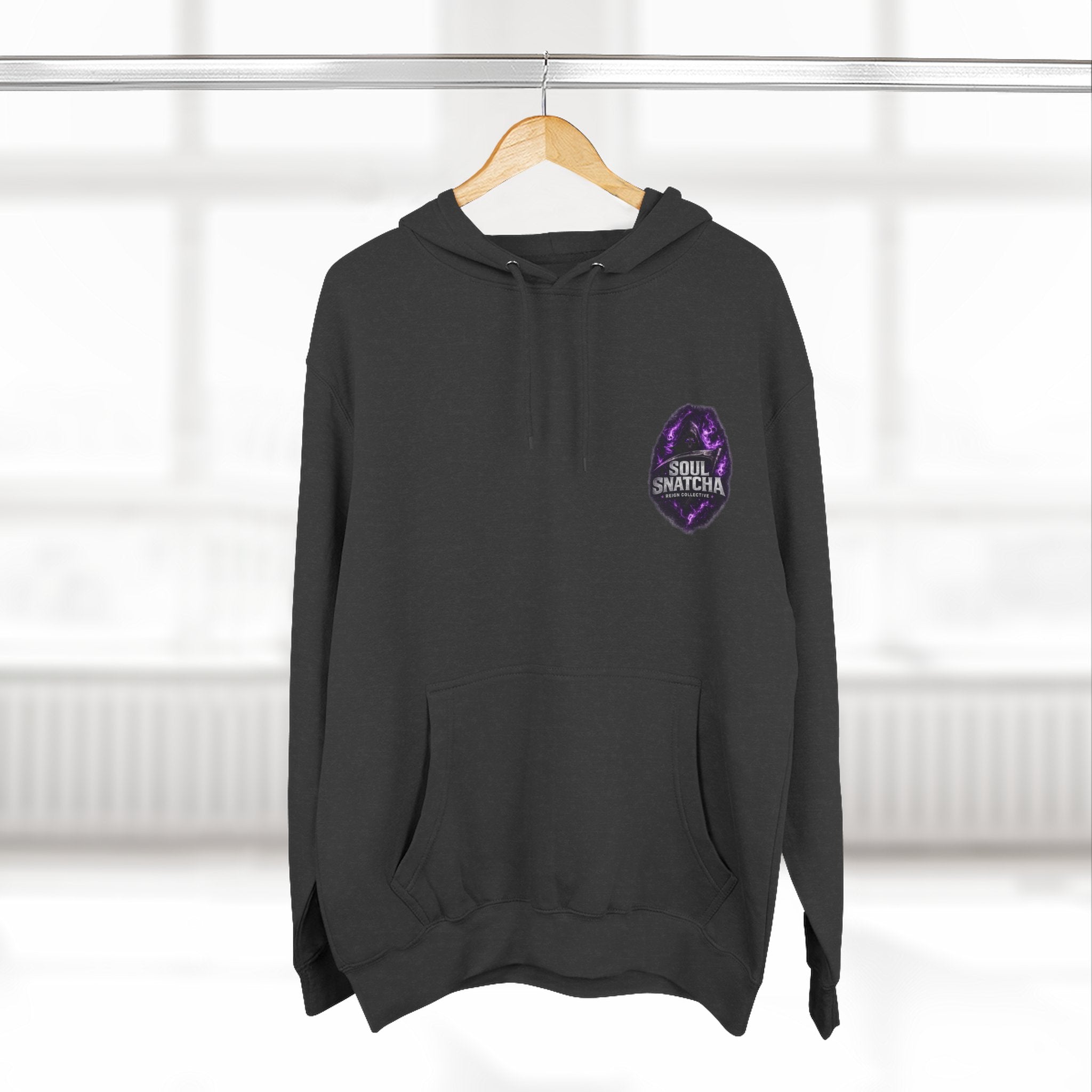 Soul Snatcha Hoodie — Dark Fantasy Grim Reaper Graphic Pullover