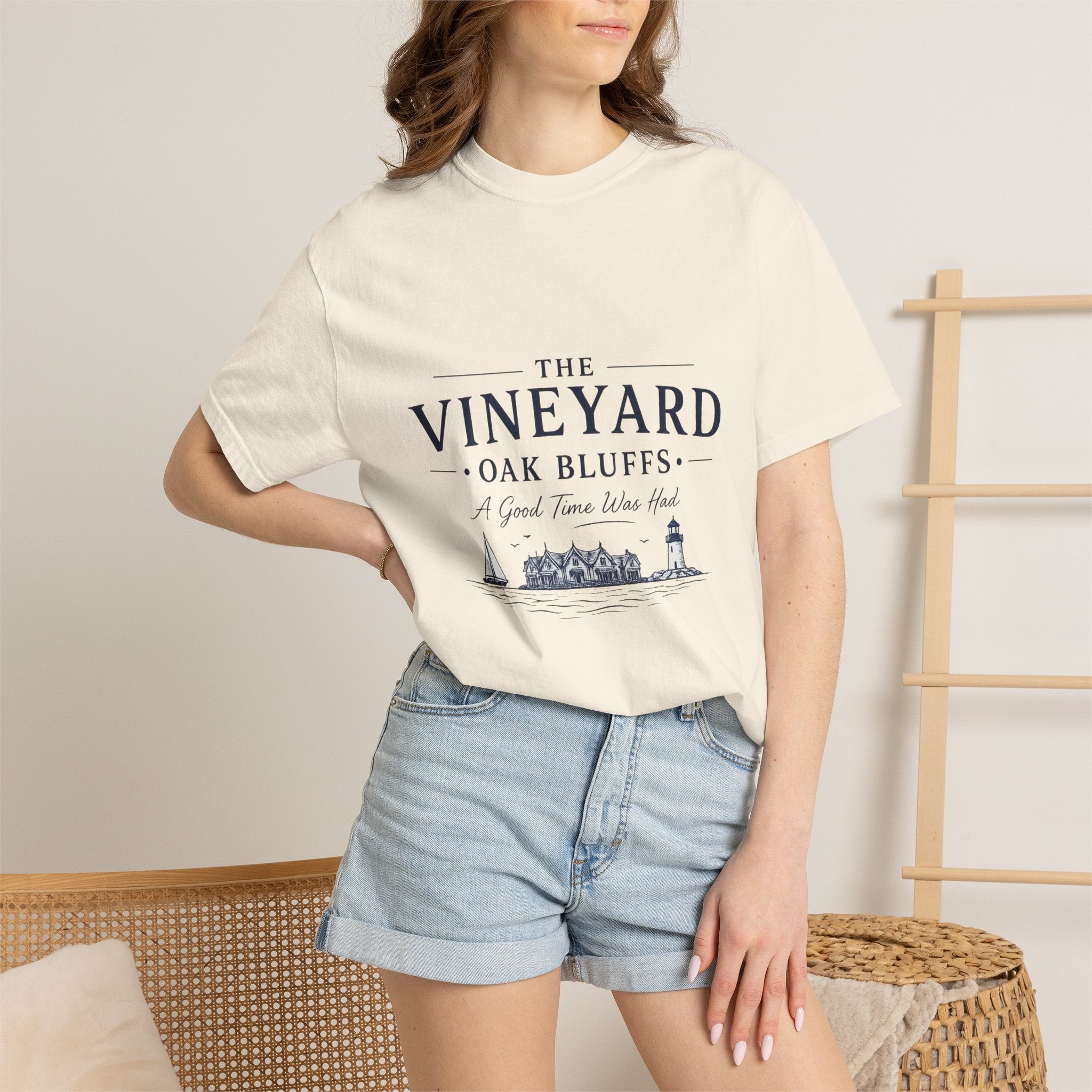 Vineyard Oak Bluffs T-Shirt — Martha's Vineyard Nautical Tee