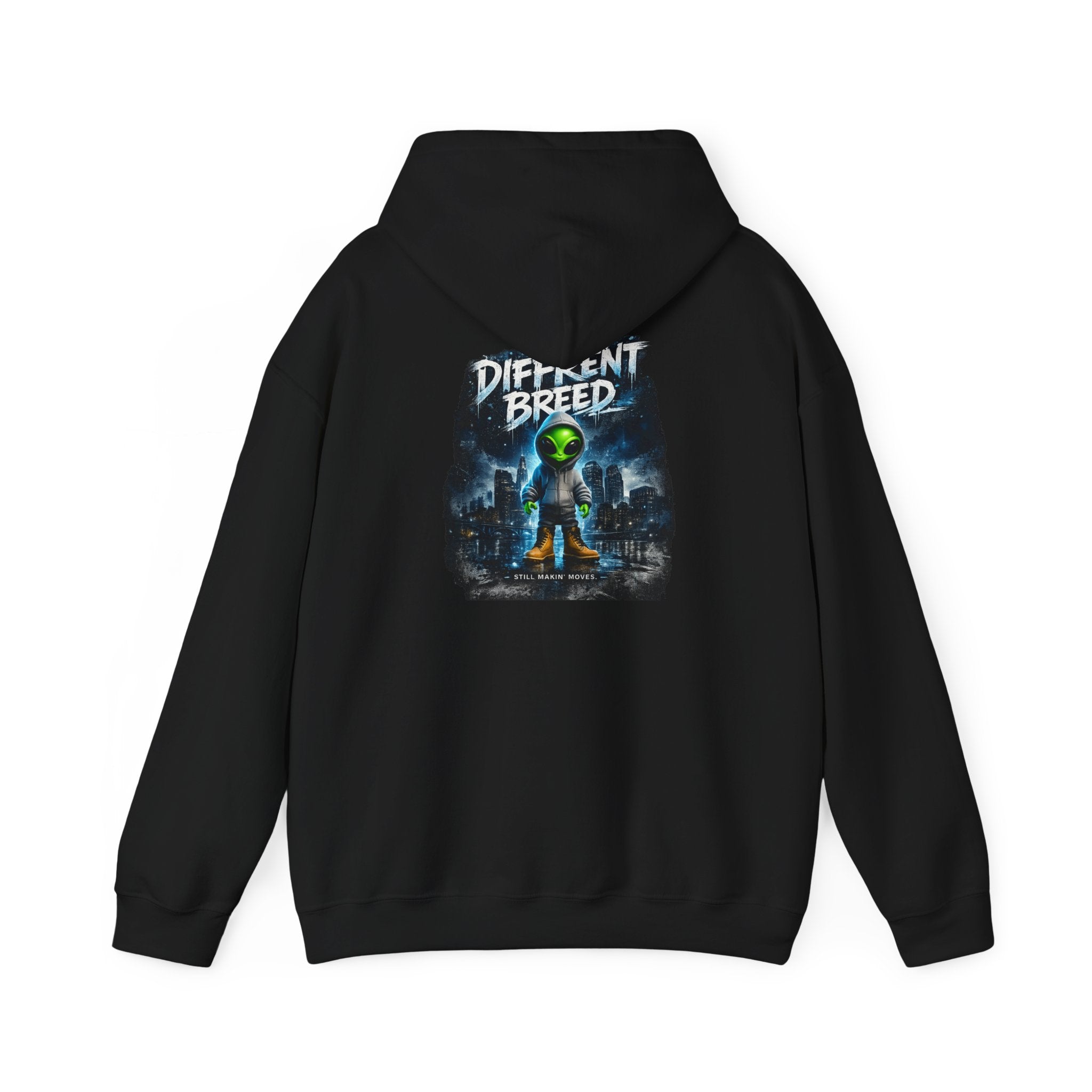 Area 51 "Different Breed" Alien Hoodie – Sci‑Fi Graphic Pullover