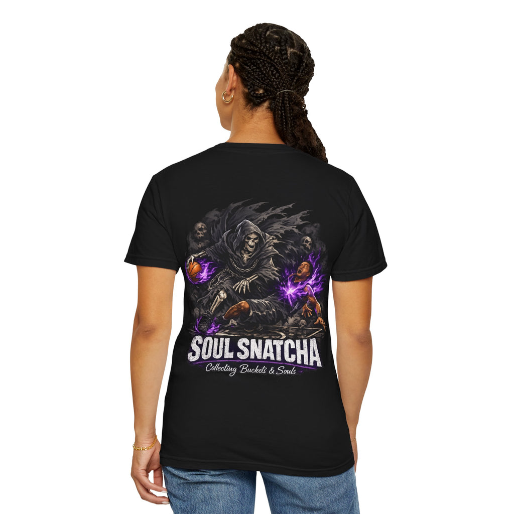 Soul Snatcha Basketball T-Shirt — Grim Reaper Basketball Crossover Graphic Tee