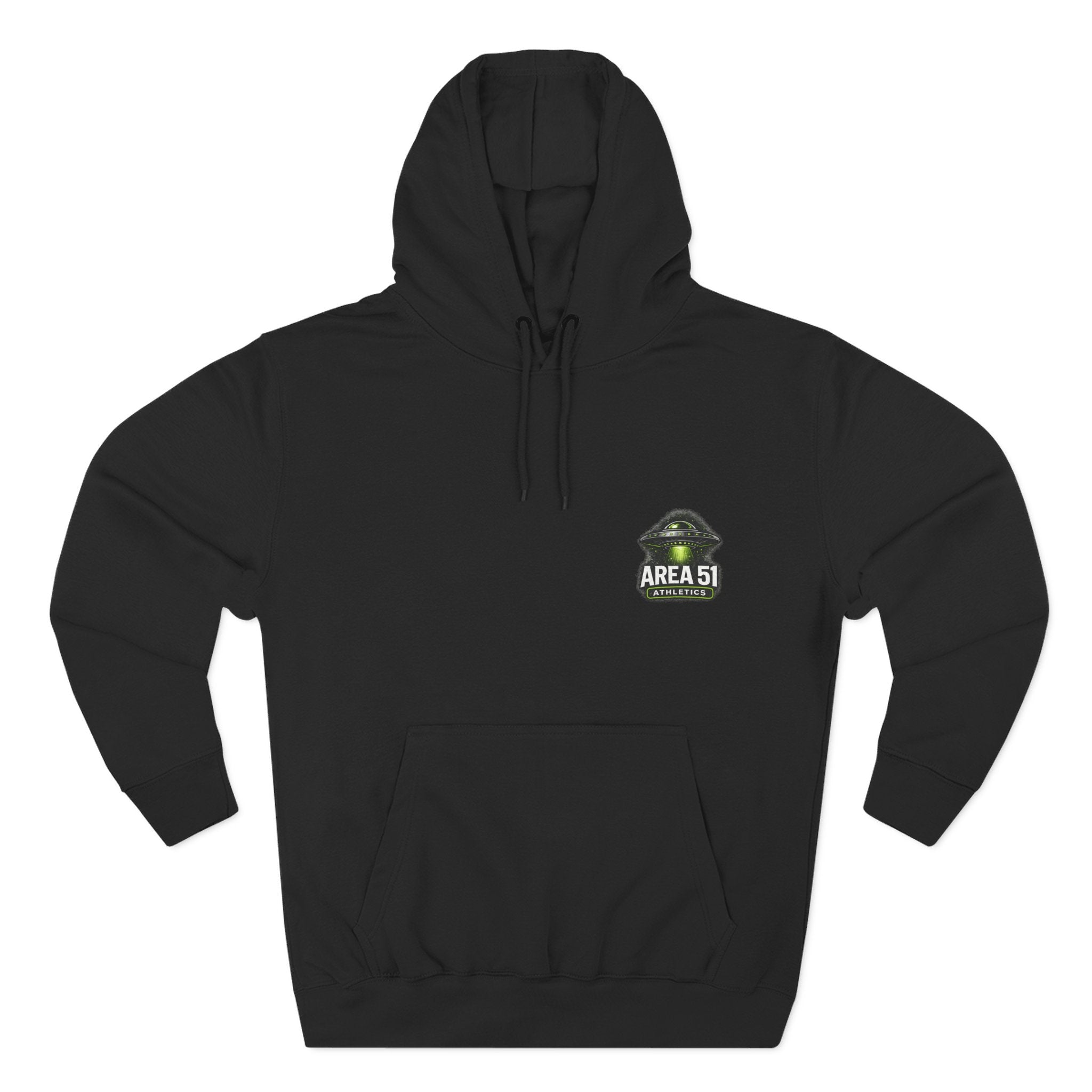 Different Breed Alien Hoodie — Area 51 Graphic Fleece Pullover