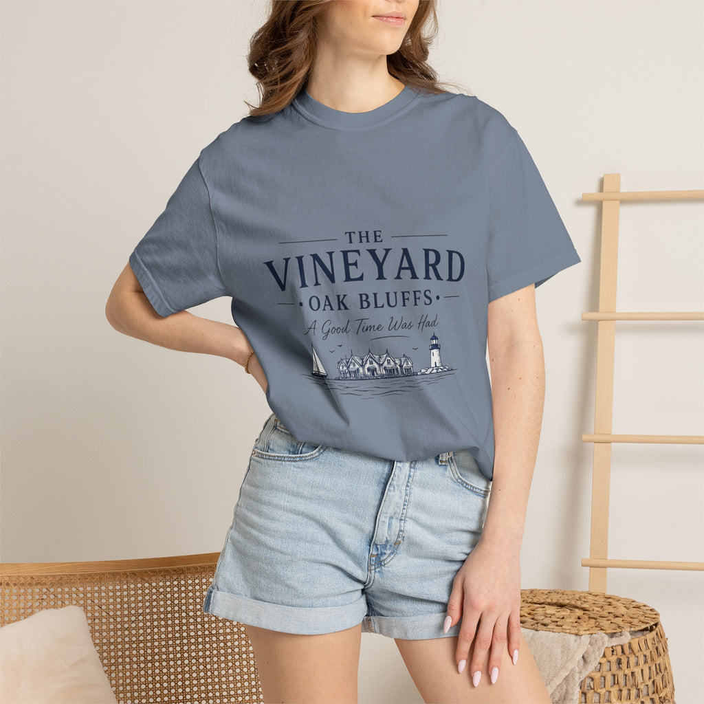 Vineyard Oak Bluffs T-Shirt — Martha's Vineyard Nautical Tee