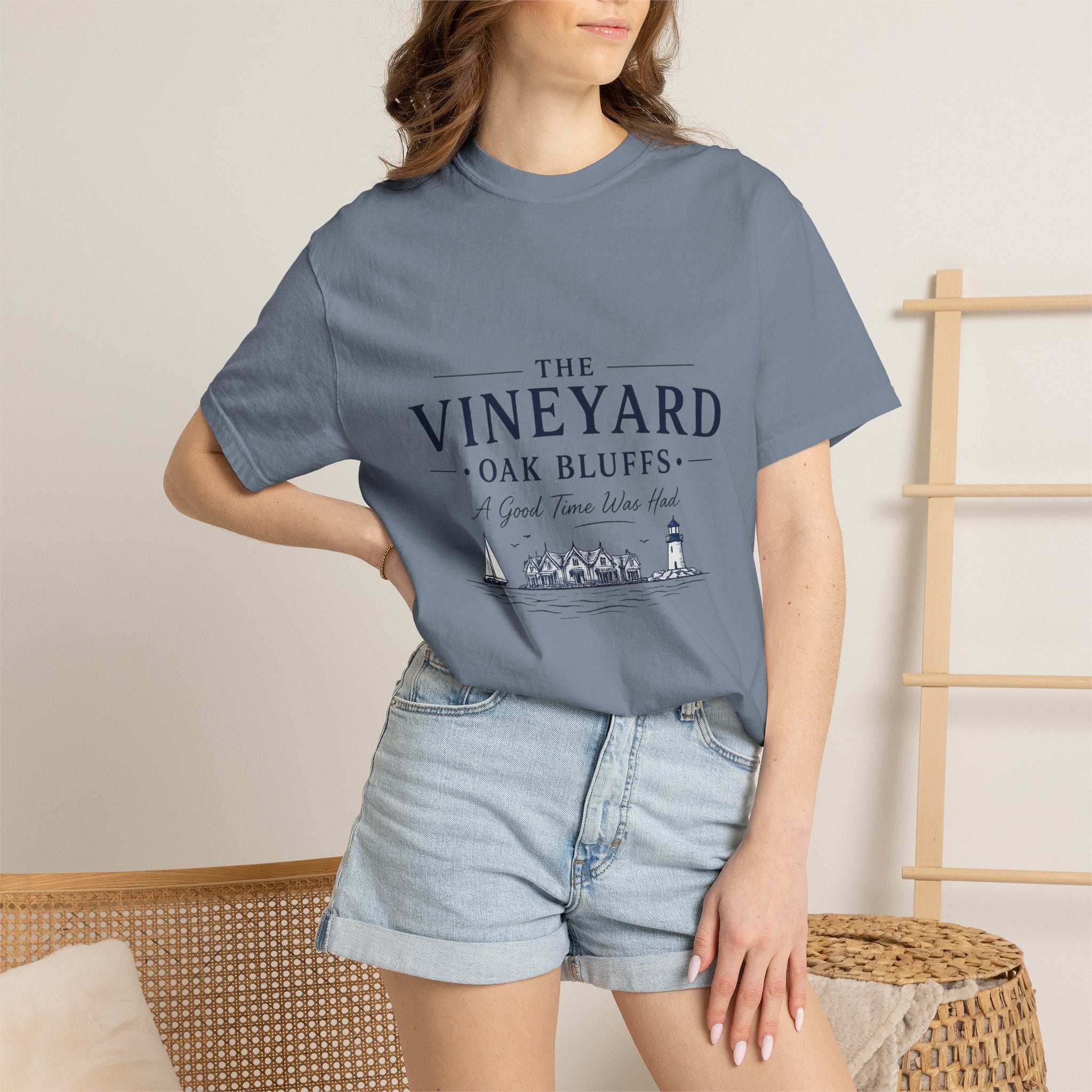 Vineyard Oak Bluffs T-Shirt — Martha's Vineyard Nautical Tee
