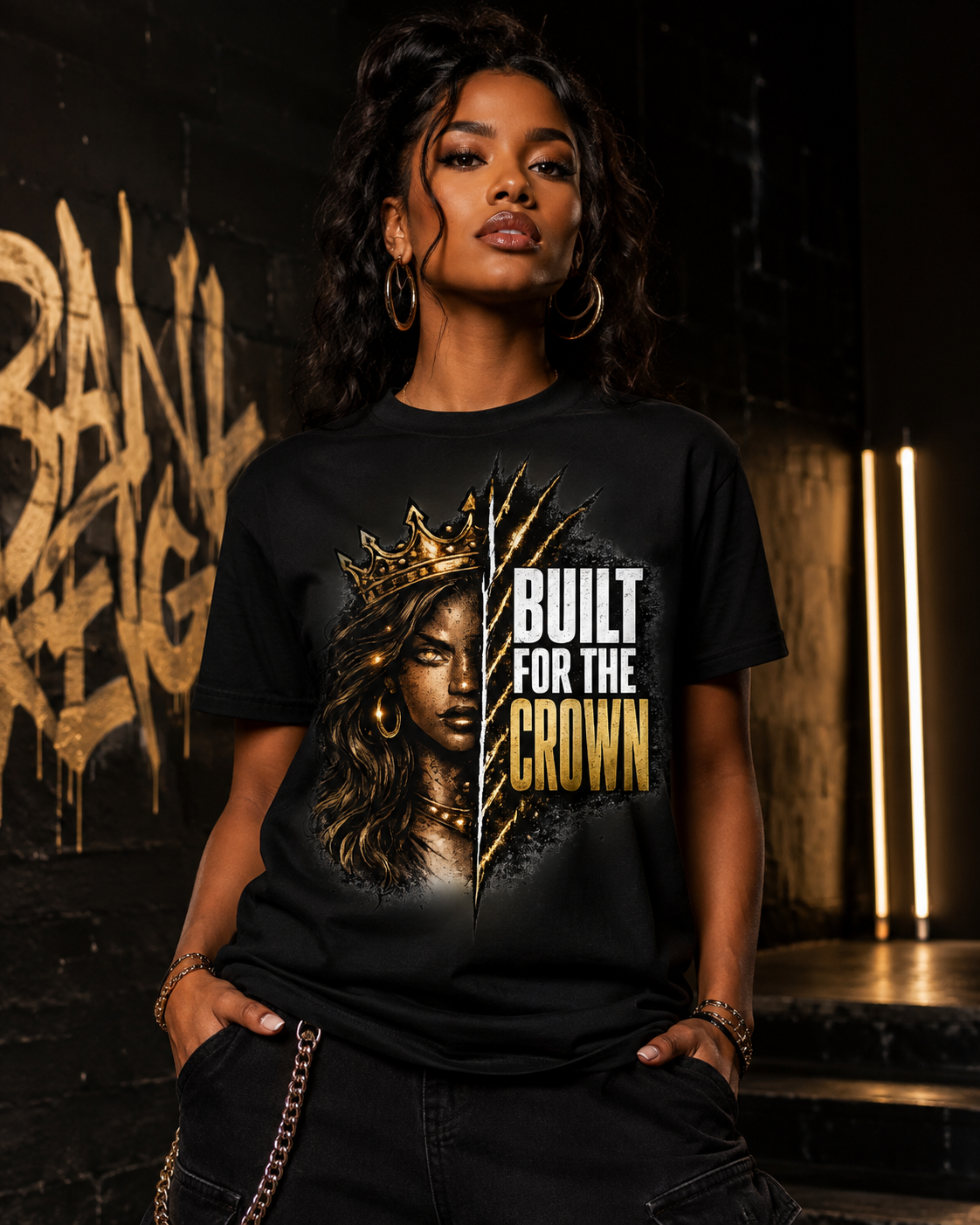 Women's Tee — Built for the Crown Graphic Shirt